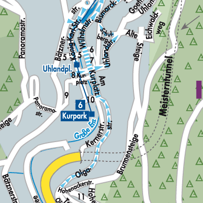 Stadtplan Bad Wildbad