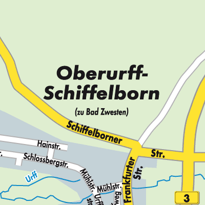 Stadtplan Bad Zwesten