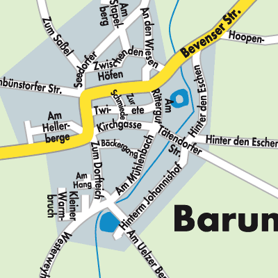Stadtplan Barum