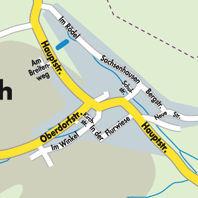 Stadtplan Becherbach bei Kirn