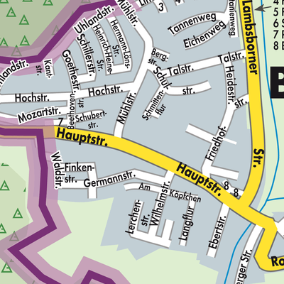 Stadtplan Bechhofen