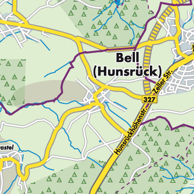 Übersichtsplan Bell (Hunsrück)