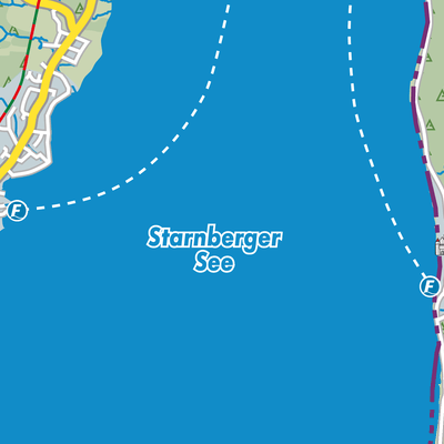 Übersichtsplan Starnberger See