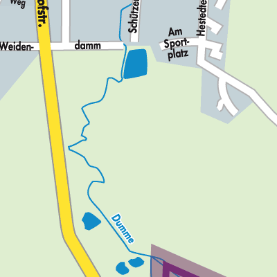 Stadtplan Bergen an der Dumme