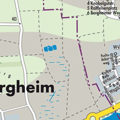Stadtplan Bergheim