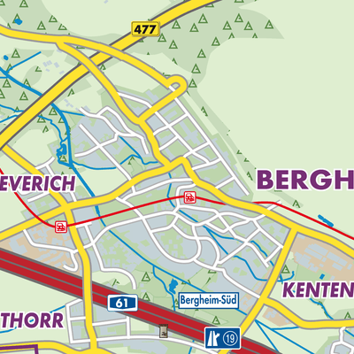 Übersichtsplan Bergheim