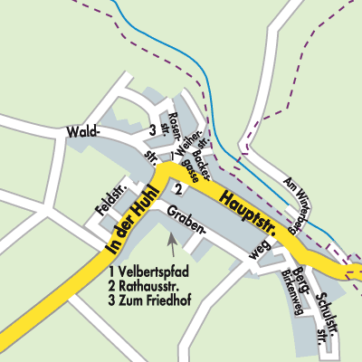 Stadtplan Bickenbach