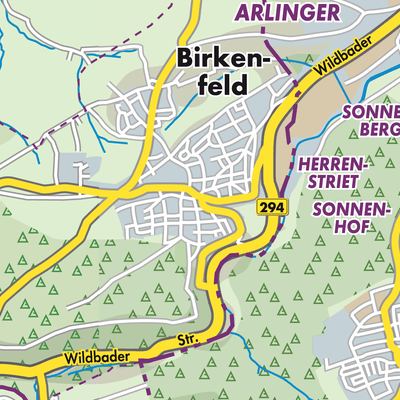Übersichtsplan Birkenfeld