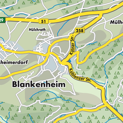 Übersichtsplan Blankenheim