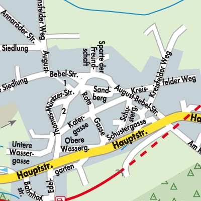 Stadtplan Blankenheim