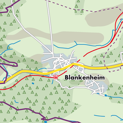 Übersichtsplan Blankenheim