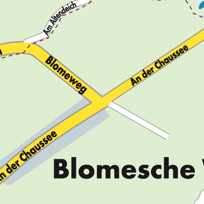 Stadtplan Blomesche Wildnis