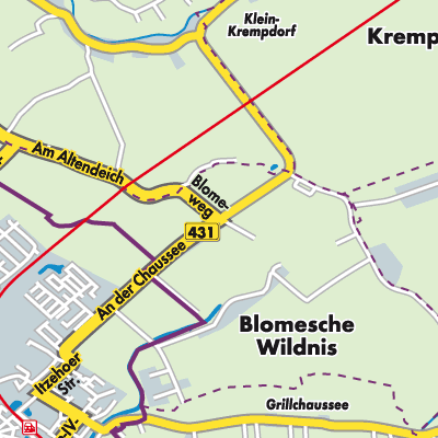 Übersichtsplan Blomesche Wildnis