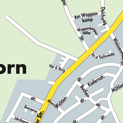 Stadtplan Bockhorn