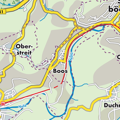Übersichtsplan Boos