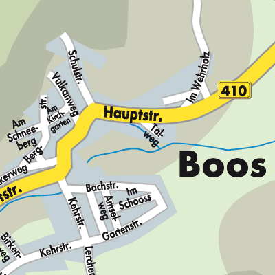 Stadtplan Boos