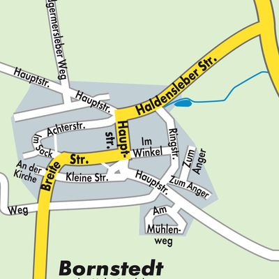 Stadtplan Bornstedt