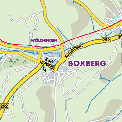 Übersichtsplan Boxberg