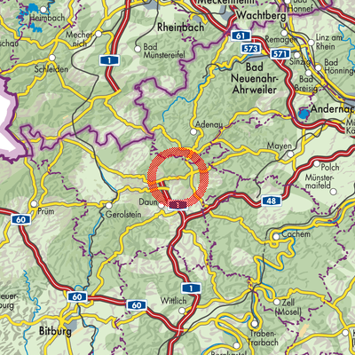 Landkarte Boxberg