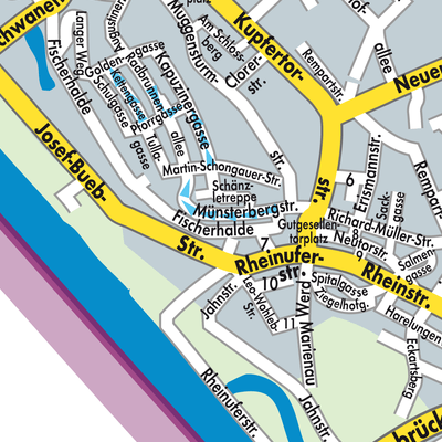 Stadtplan Breisach am Rhein