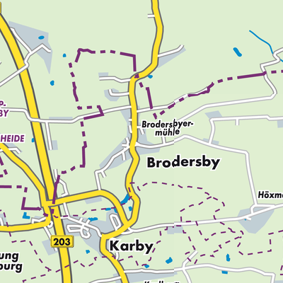 Übersichtsplan Brodersby