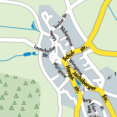 Stadtplan Buch am Wald