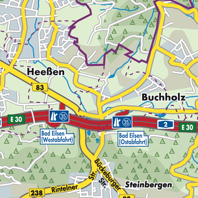 Übersichtsplan Buchholz