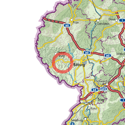 Landkarte Burg