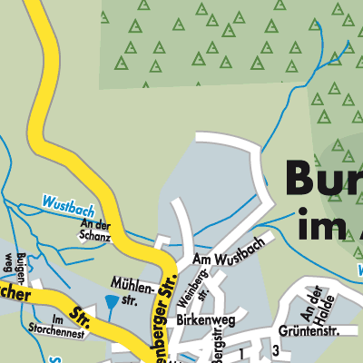 Stadtplan Burgberg im Allgäu