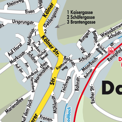 Stadtplan Dahlem