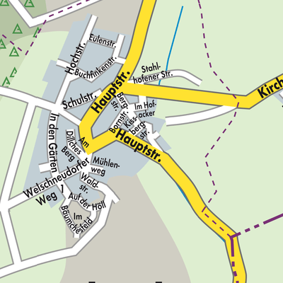 Stadtplan Daubach