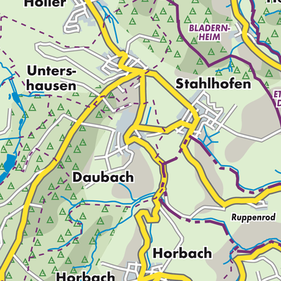 Übersichtsplan Daubach