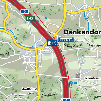 Übersichtsplan Denkendorf
