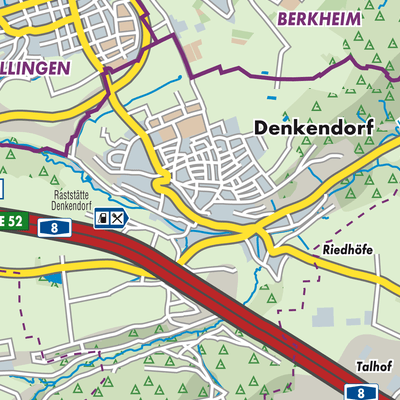 Übersichtsplan Denkendorf