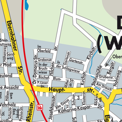 Stadtplan Dernbach (Westerwald)