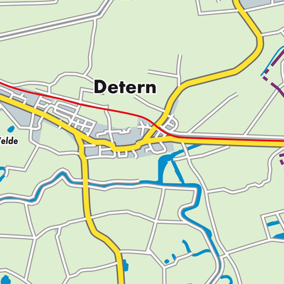 Übersichtsplan Detern