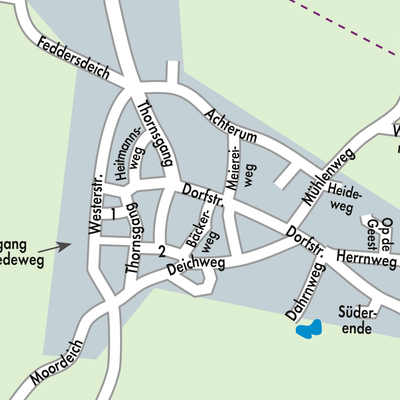Stadtplan Drage