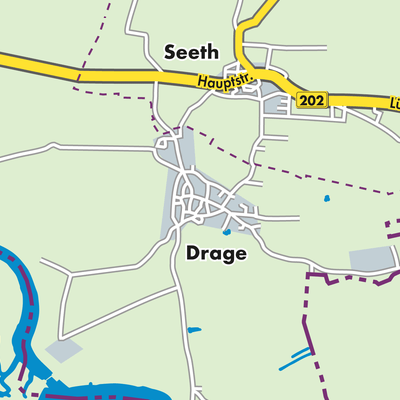 Übersichtsplan Drage
