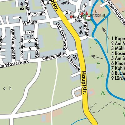 Stadtplan Egg an der Günz