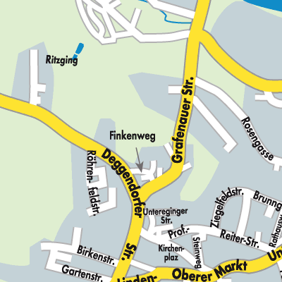Stadtplan Eging a.See