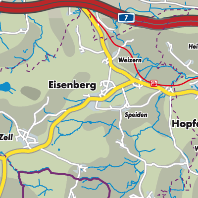 Übersichtsplan Eisenberg
