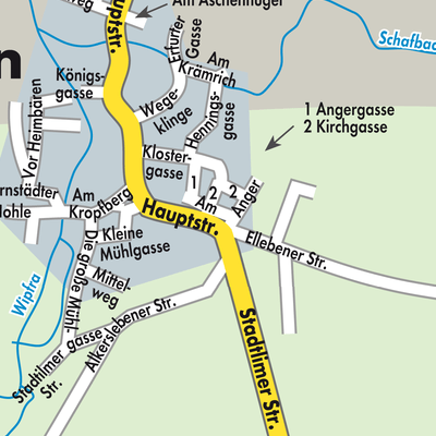 Stadtplan Elxleben