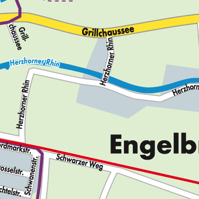 Stadtplan Engelbrechtsche Wildnis