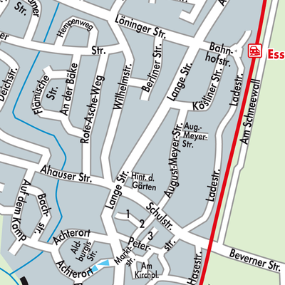 Stadtplan Essen (Oldenburg)