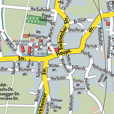 Stadtplan Ettringen