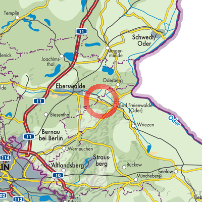 Landkarte Falkenberg