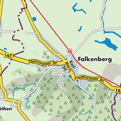 Übersichtsplan Falkenberg