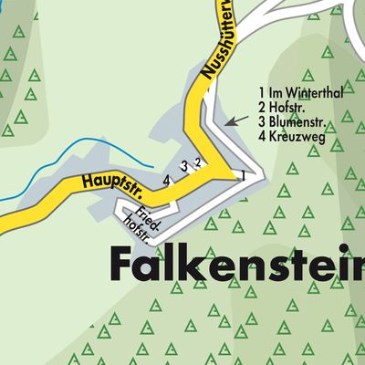 Stadtplan Falkenstein