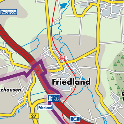 Übersichtsplan Friedland