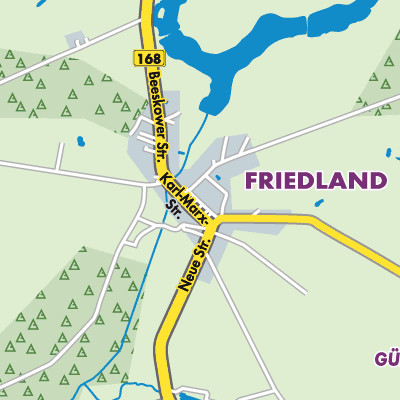 Übersichtsplan Friedland